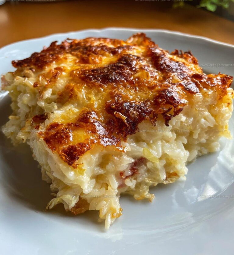 Comfort-Style Cheesy Cabbage Casserole Recipe