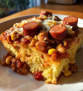 Chili Hot Dog Casserole Recipe