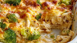 Cheesy Broccoli Chicken Casserole Recipe