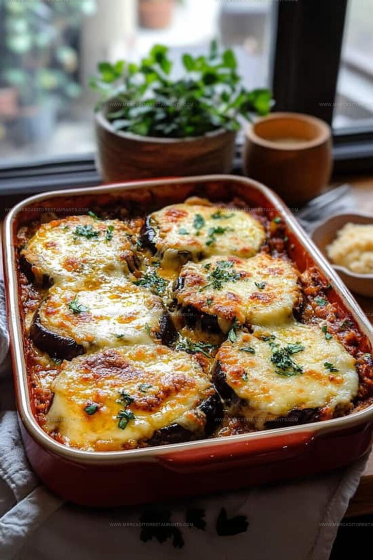 Baked Eggplant Parmesan Recipe
