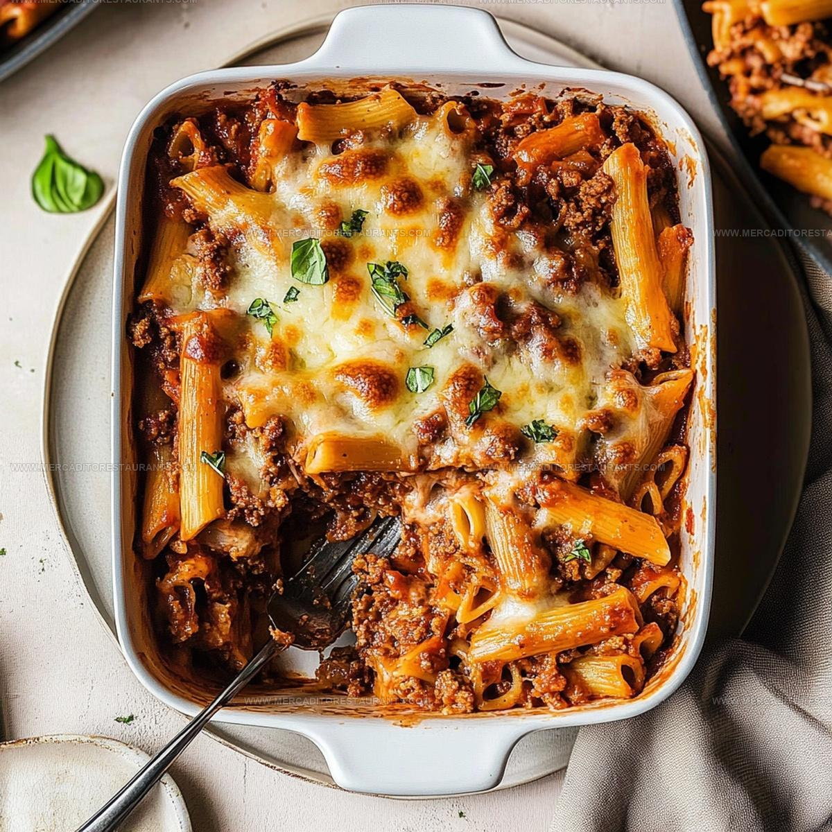 Baked Ziti with Ground Beef Recipe