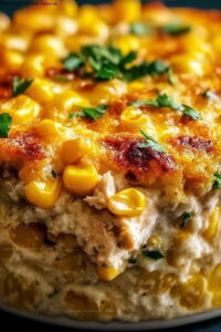Cheesy Street Corn Chicken Casserole Recipe