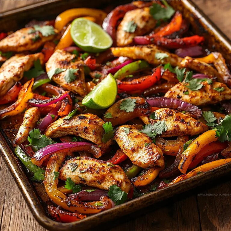 Weeknight Sheet-Pan Chicken Fajitas Recipe