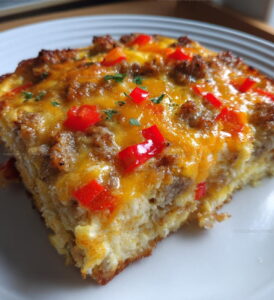 Family Sausage Egg Casserole Recipe