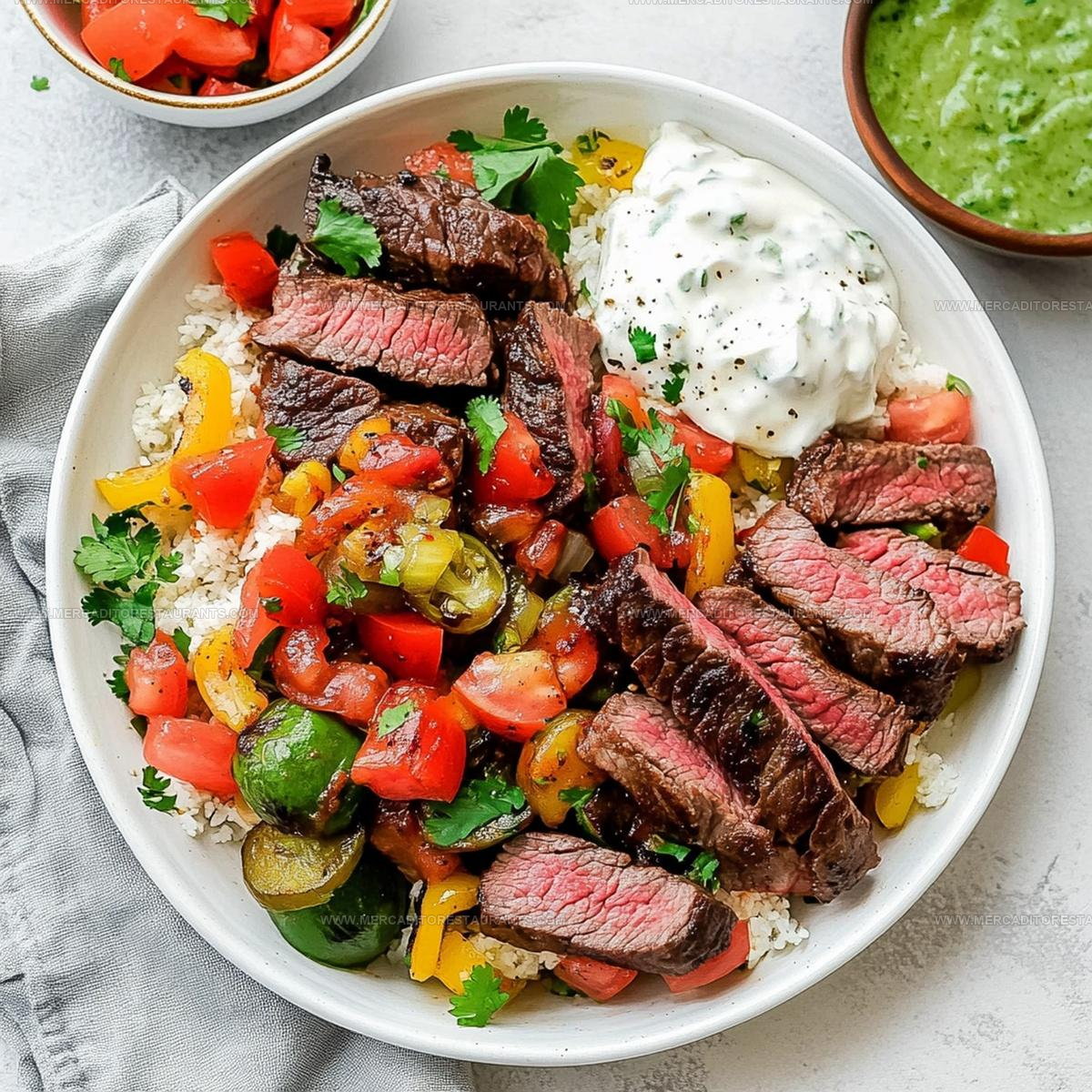 Sheet Pan Steak Fajita Bowls Recipe