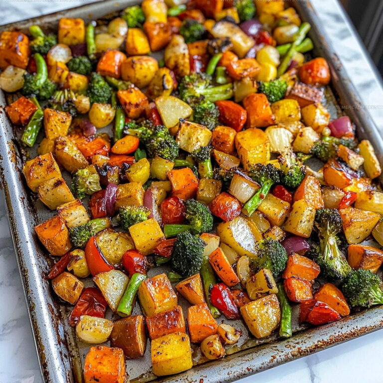 Crunchy Roasted Sheet Pan Vegetables Recipe