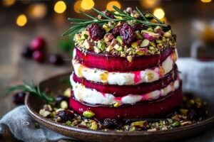 Roasted Beet and Goat Cheese Towers Recipe