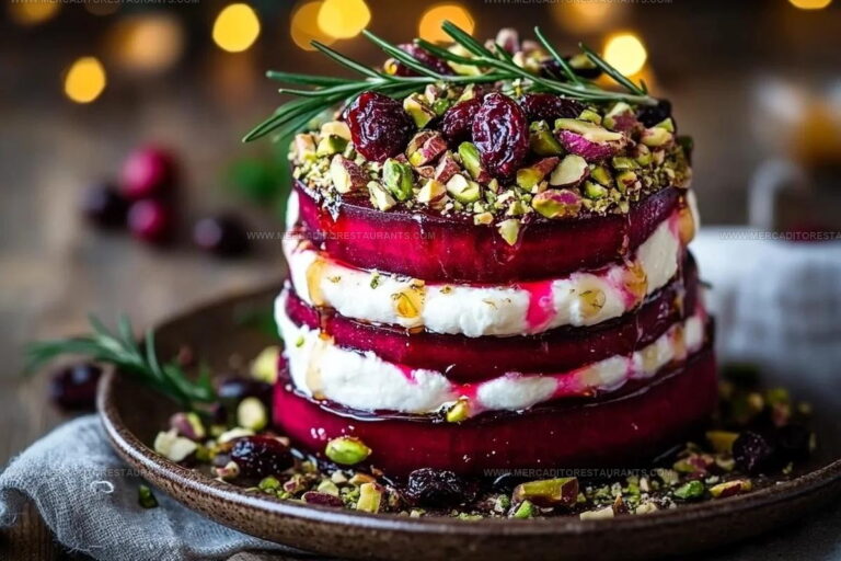 Roasted Beet and Goat Cheese Towers Recipe