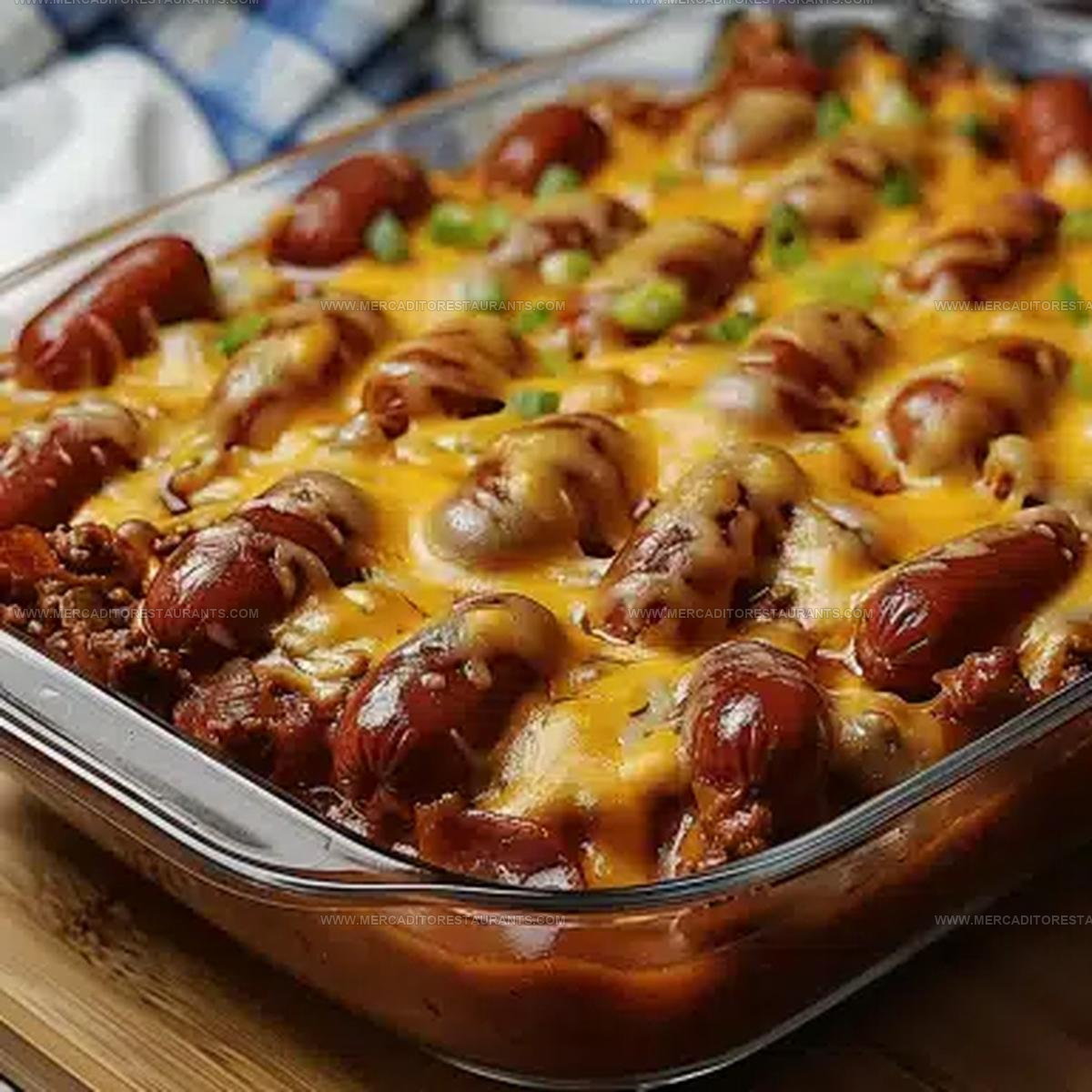 Stadium Style Chili Cheese Dog Casserole Recipe
