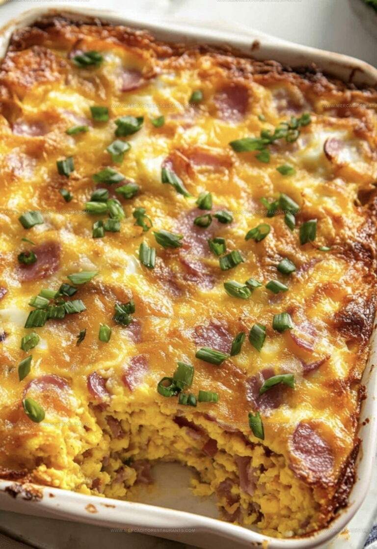 HamLoaded Hash Brown Egg Casserole Recipe