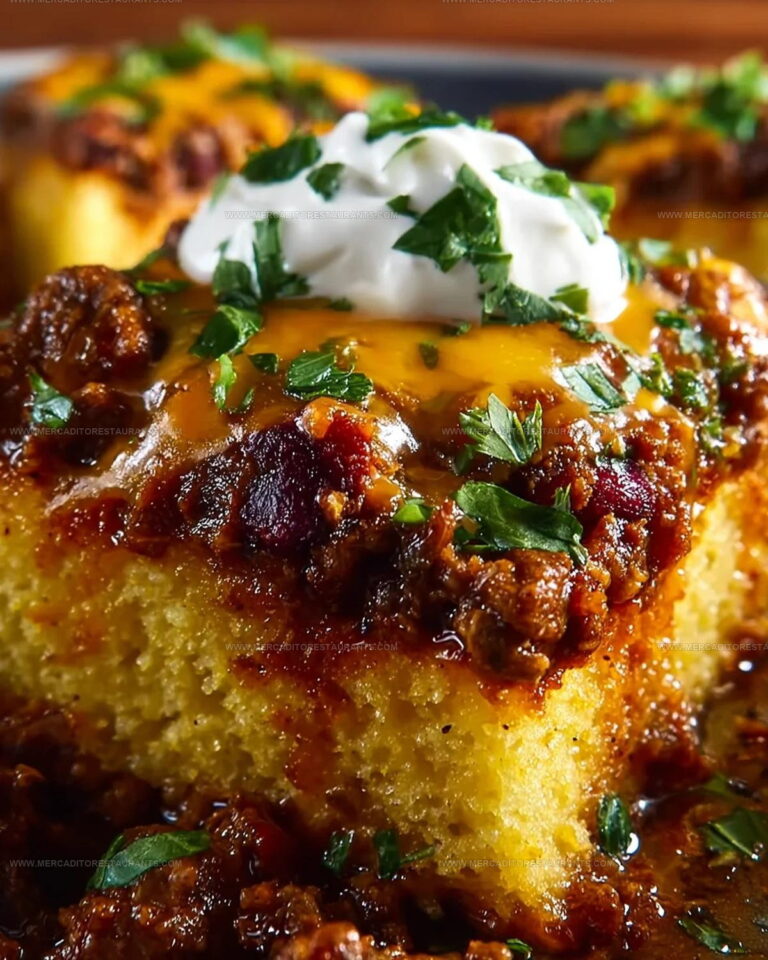 Loaded Chili Cheese Cornbread Bake Recipe