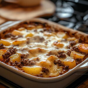 Hearty Hamburger Potato Casserole Recipe
