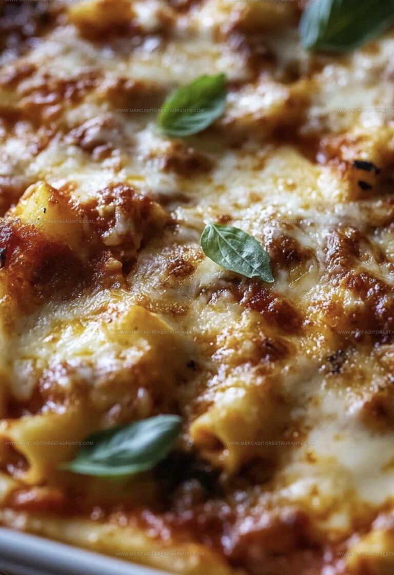 Creamy Italian Baked Ziti Recipe