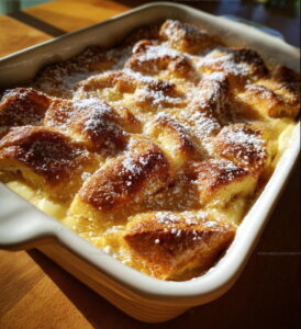 Simple Lemon Cheesecake French Toast Casserole Recipe