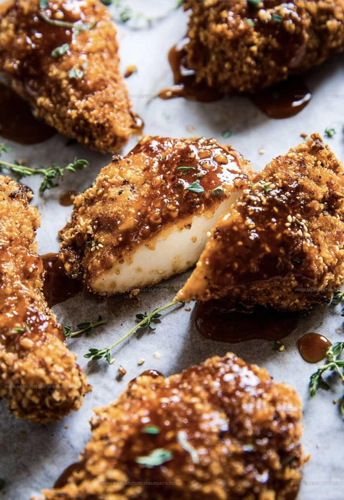 Oven Fried Hot Honey Chicken Recipe