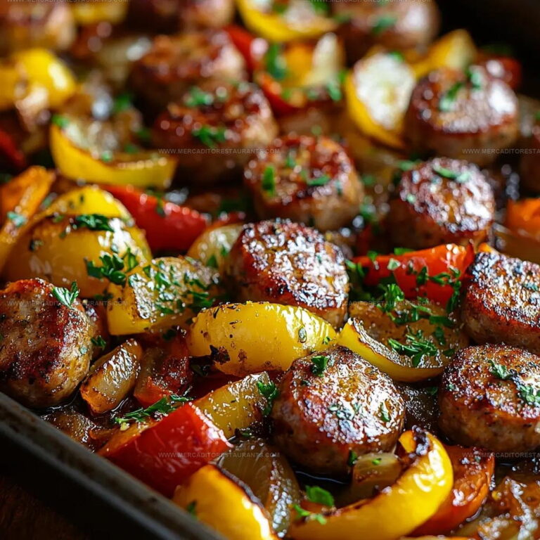One-Pan Italian Sausage Peppers Onions Recipe