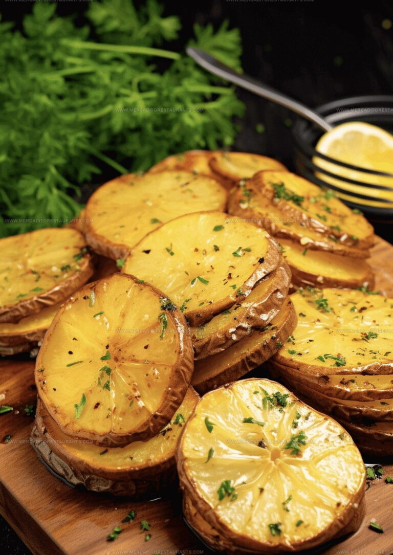 Herb-Roasted Sliced Baked Potatoes Recipe