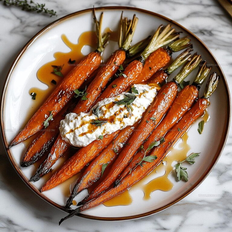 Hot-Honey Ricotta Roasted Carrots Recipe