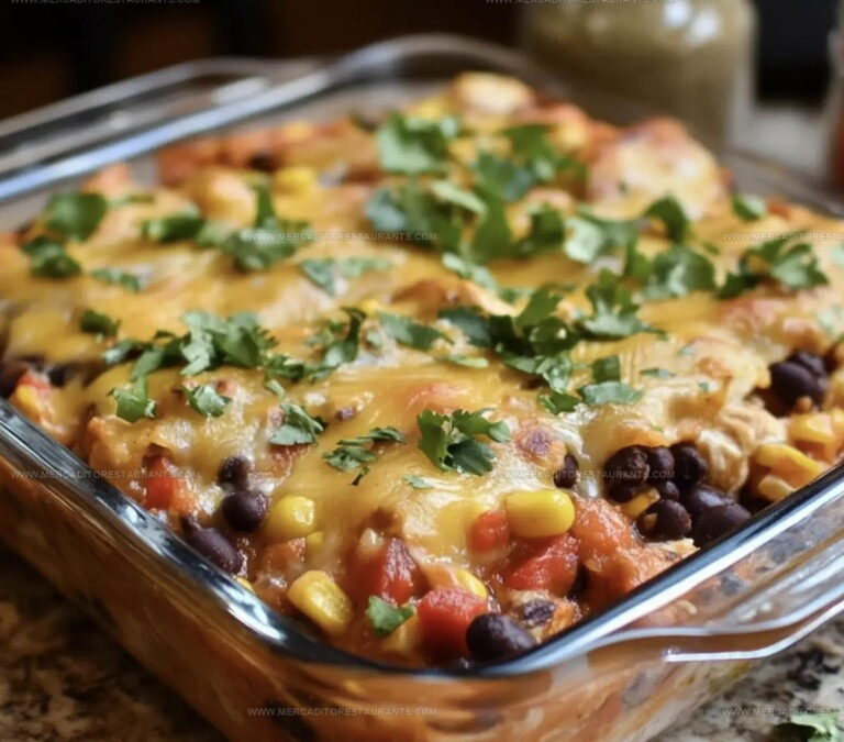 Mexican Chicken Burrito Casserole Recipe