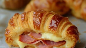 Easy Baked Ham and Cheese Croissants Recipe