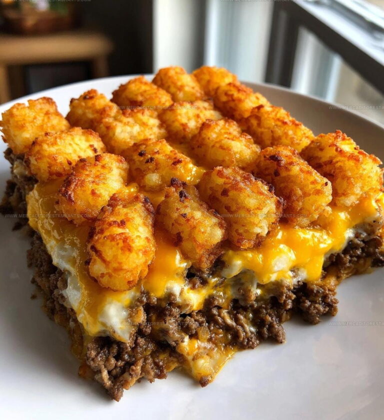 Classic Cheeseburger Tater Tot Casserole Recipe