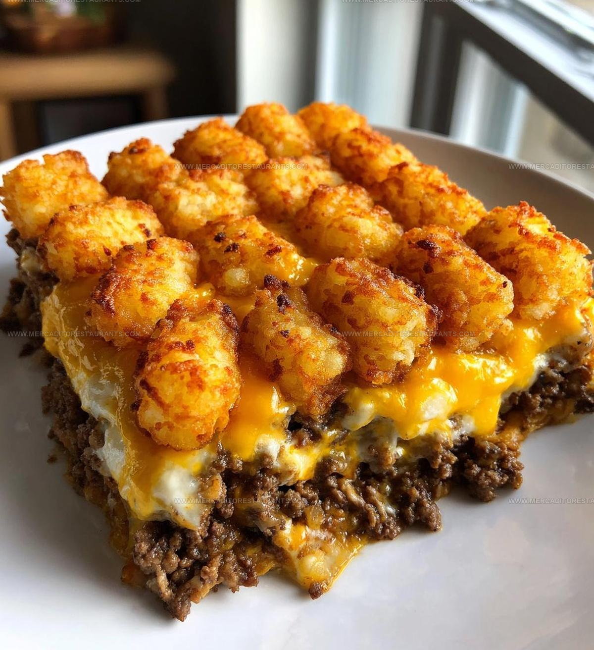 Classic Cheeseburger Tater Tot Casserole Recipe