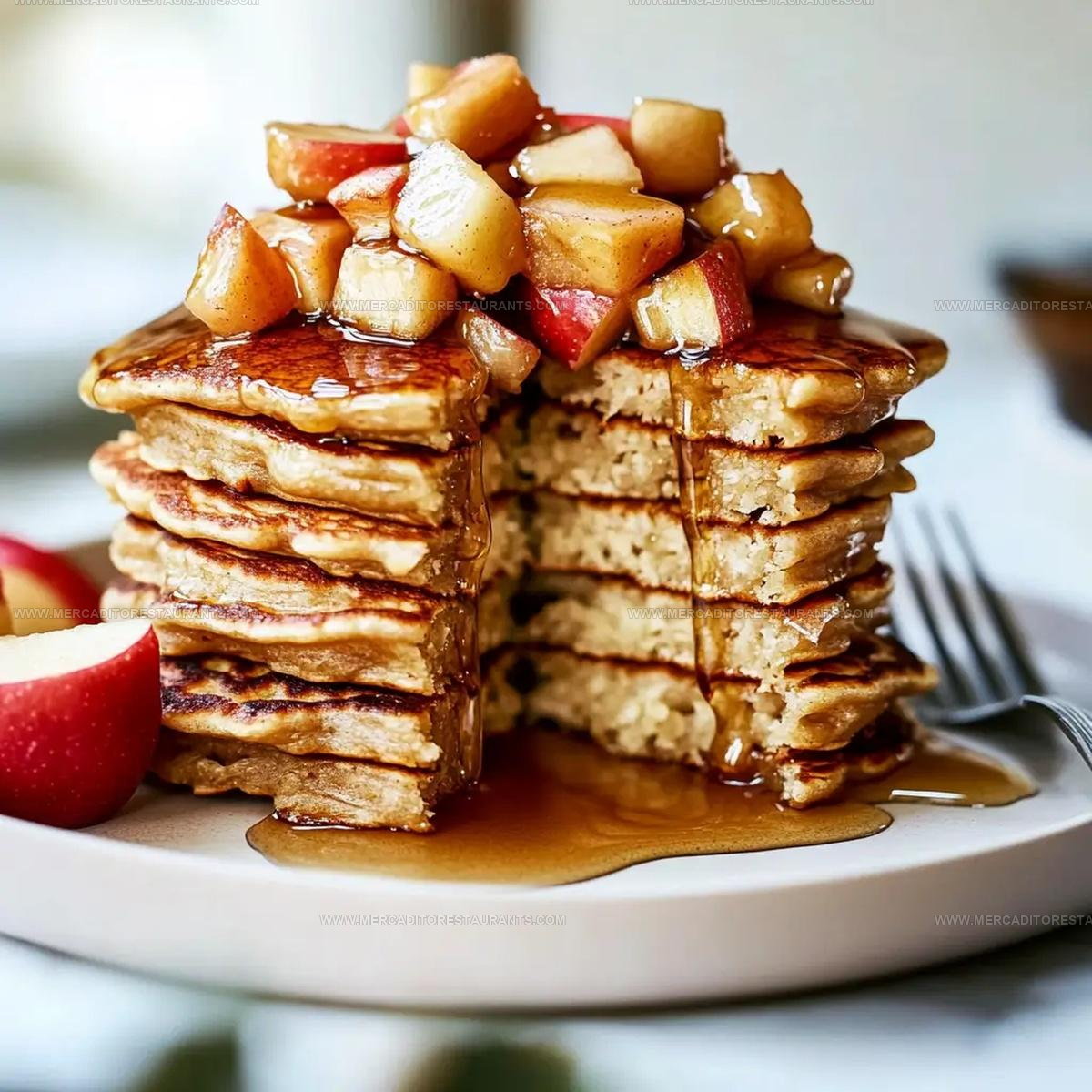 Fluffy Baked Apple Cinnamon Pancakes Recipe