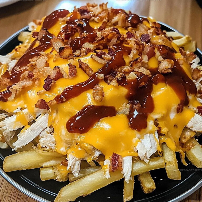 BBQ Chicken Bacon Cheese Fry Casserole Recipe