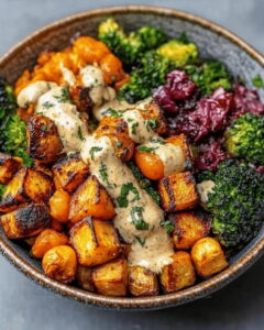 Roasted Veggie Bliss Bowls Recipe