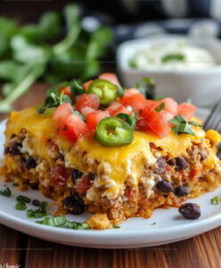 Taco Inspired Cornbread Casserole Recipe