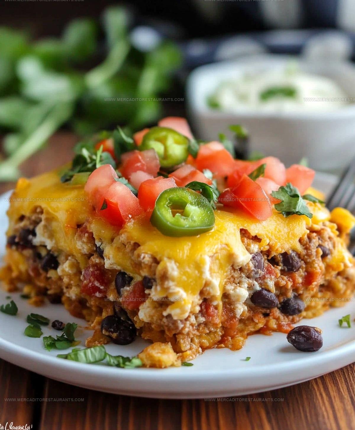 Taco Inspired Cornbread Casserole Recipe