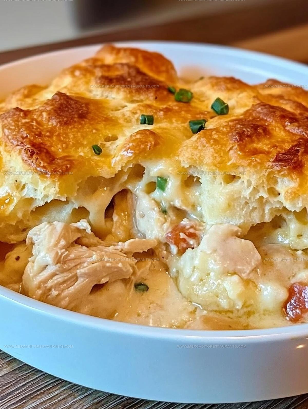 Chicken Bubble Biscuit Bake Casserole Recipe