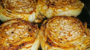 Roasted Garlic Cabbage Steaks Recipe