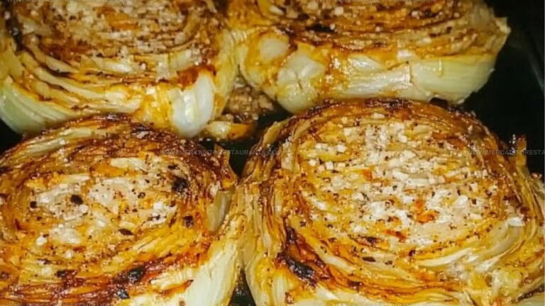 Roasted Garlic Cabbage Steaks Recipe