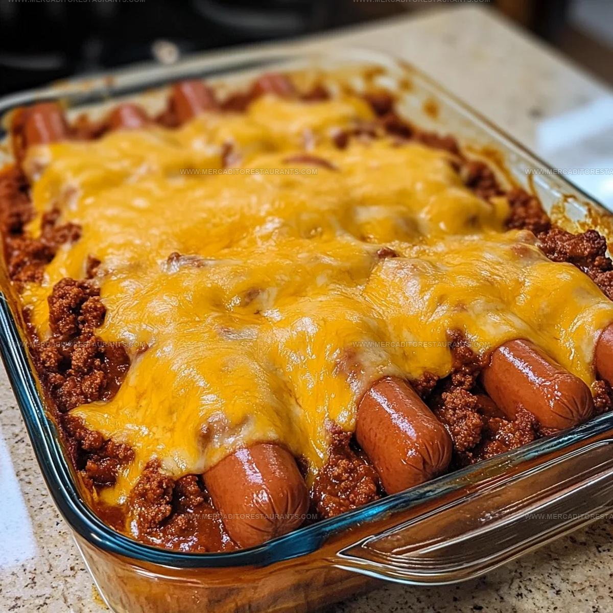 Comfort-Style Chili Cheese Dog Casserole Recipe