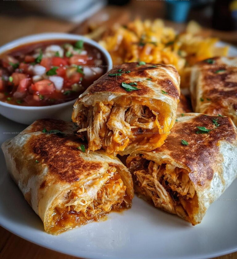 Crispy Oven Baked Chicken Chimichangas Recipe