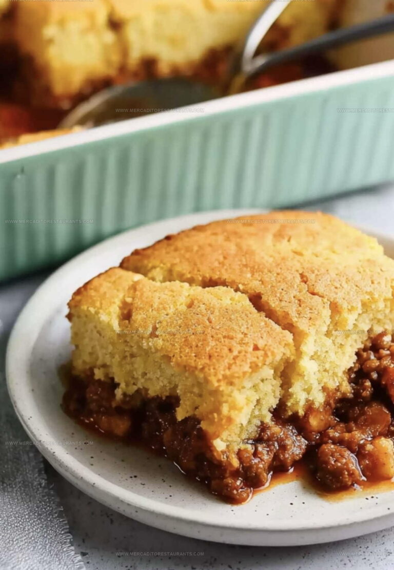Sloppy Joe Cornbread Casserole Recipe