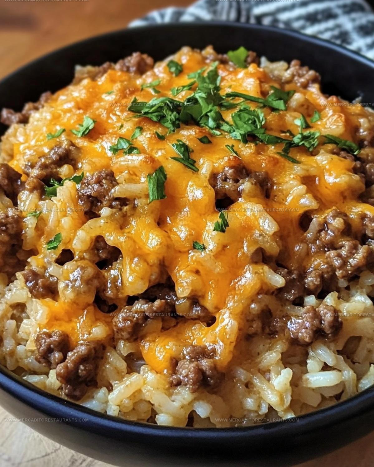 Ground Beef Rice Casserole Recipe