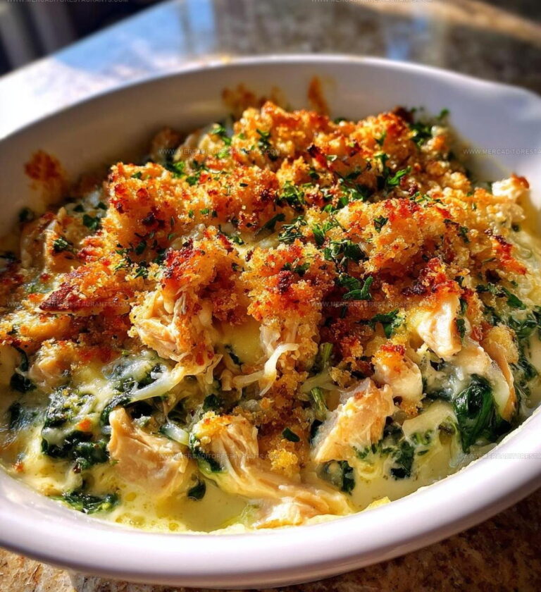 Creamy Chicken Spinach CreamCheese Casserole Recipe