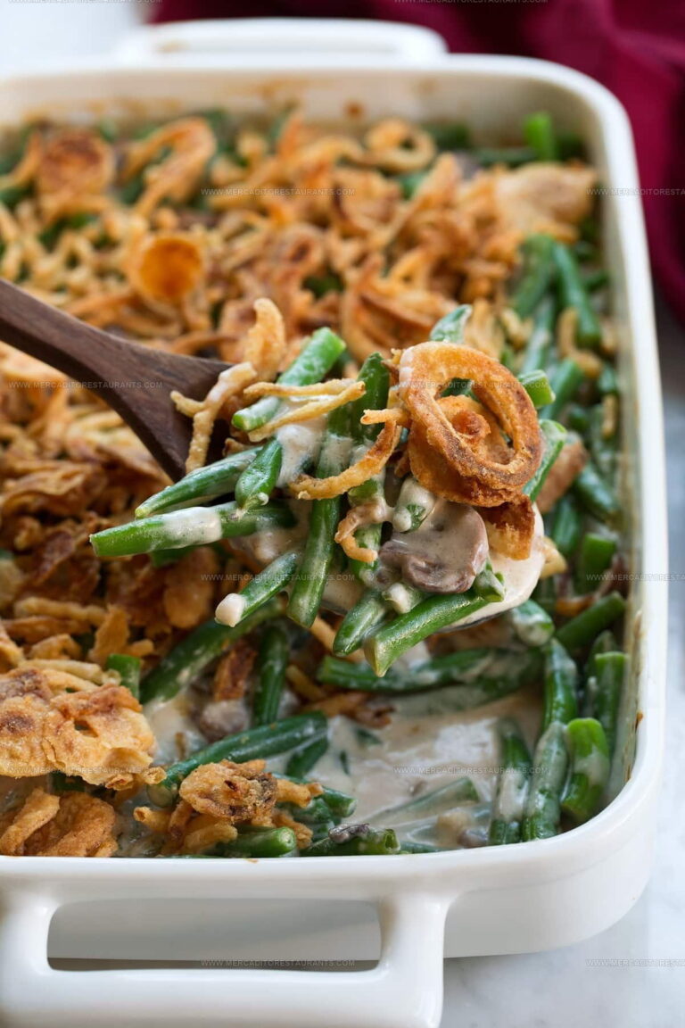 Creamy Green Bean and Peas Casserole Recipe