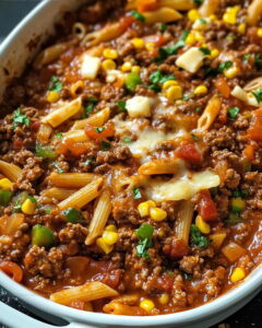 Family-Size Sloppy Joe Casserole Recipe