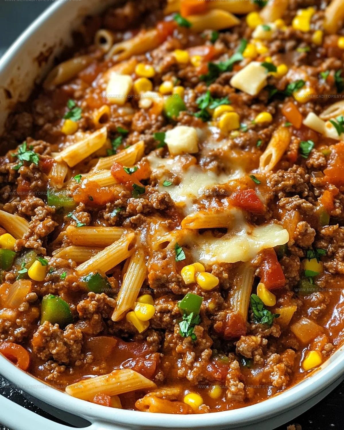 Family-Size Sloppy Joe Casserole Recipe