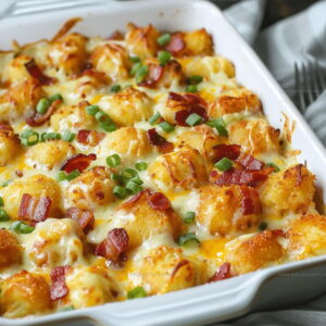 Ranch-Seasoned Chicken Bacon Ranch Tater Tot Casserole Recipe
