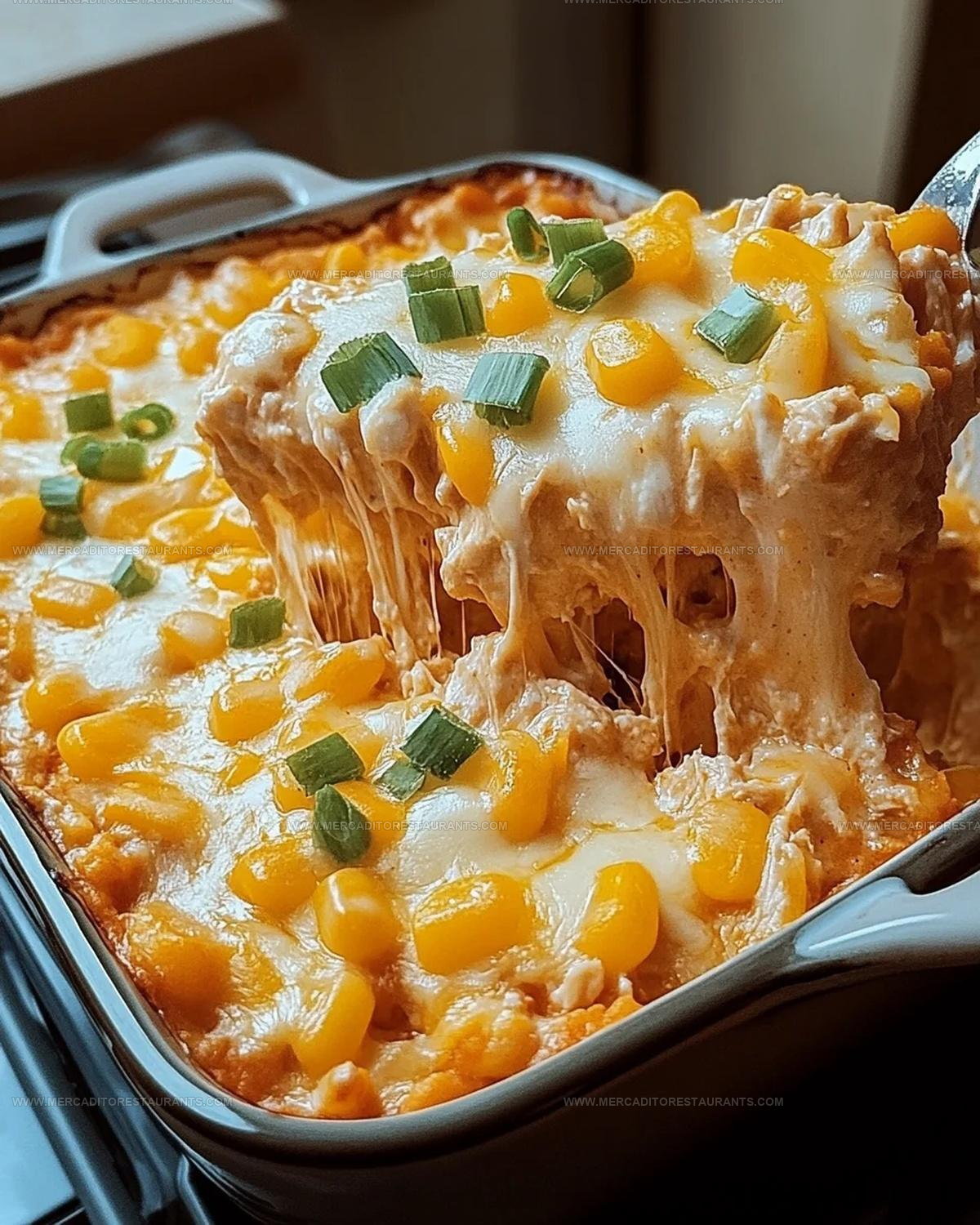 Layered Mexican Chicken Casserole Recipe