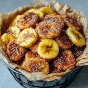 Baked Cinnamon Sugar Banana Chips Recipe