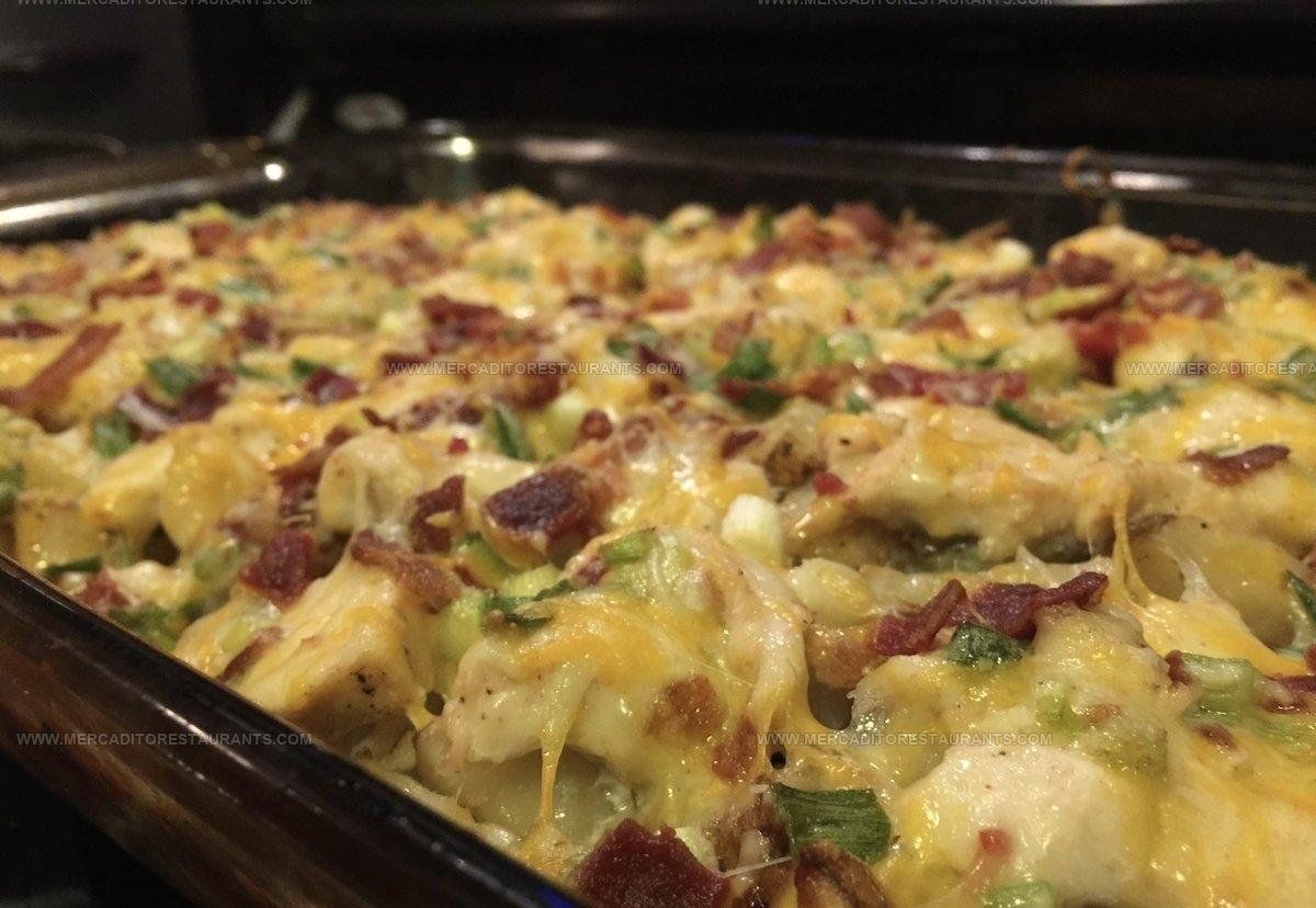Chicken Bacon Ranch Potato Bake Recipe