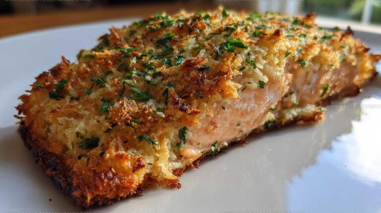 Parmesan-Crusted Baked Salmon Recipe