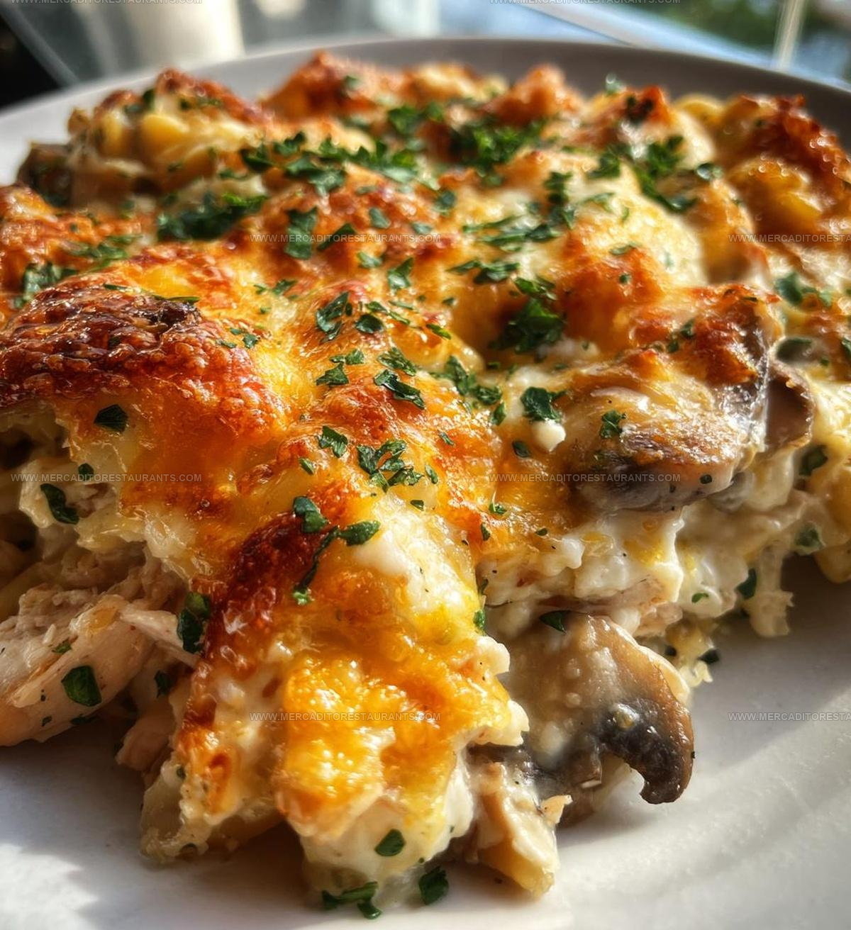 Classic Chicken Tetrazzini Pasta Bake Recipe