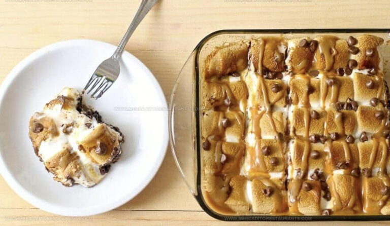 Salted Caramel Smores Casserole Recipe