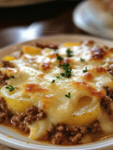 Ground Beef and Potato Bake Recipe